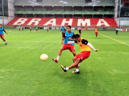 Los Rojinegros entrenaron este martes de cara al encuentro de la Copa Libertadores. TWITTER / @atlasfc