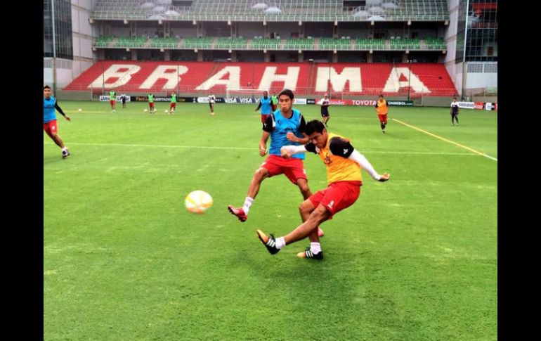 Los Rojinegros entrenaron este martes de cara al encuentro de la Copa Libertadores. TWITTER / @atlasfc