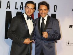 Derbez asiste a la premier del filme 'A la mala', protagonizado por su hija Aislinn. NTX / P. Sánchez