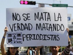 Reporteros Sin Fronteras registró tres casos de periodistas asesinados en México en 2014. EFE / ARCHIVO