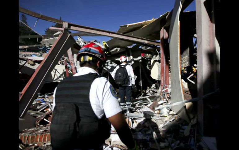 La explosión por fuga de gas provocó la destrucción del 70 por ciento del Hospital Infantil de Cuajimalpa. SUN / ARCHIVO