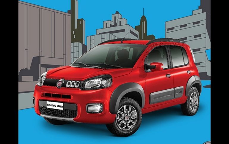 DESTACADO: El Fiat Uno es ahora el vehículo más asequible con ABS y bolsas de aire en México. ESPECIAL / fiat.com.mx