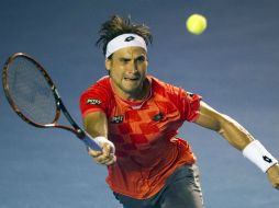 David Ferrer avanzó a su quinta final mexicana al imponerse a Ryan Harrison por parciales de 4-6, 6-0 y 6-0. AFP / P. Pardo