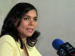 Beatriz Mojica Morga registró en el IEPC de Guerrero su candidatura a la gubernatura por el PRD y el PT. NTX / ARCHIVO