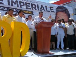 Imperiable criticó al gobierno campechano del priista Fernando Ortega Bernés. FACEBOOK / PRD Campeche