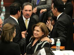 Después de comparecer ante los senadores, Arely Gómez es avalada para sustituir a Murillo Karam en la PGR. SUN / L. Godínez