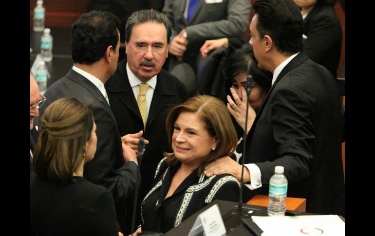 Después de comparecer ante los senadores, Arely Gómez es avalada para sustituir a Murillo Karam en la PGR. SUN / L. Godínez