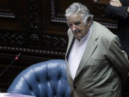 El ex guerrillero prometió seguir dando batalla en el Parlamento por sus ideas y proyectos. EFE / H. Ortuno