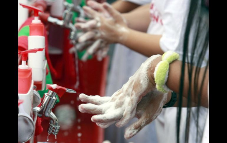 Se recomienda lavarse correctamente las manos con agua y jabón antes de preparar y consumir los alimentos, como después de ir al baño. EFE / ARCHIVO