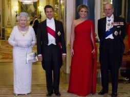 La Reina Isabel II ofreció una cena en honor del Presidente Peña Nieto. AFP / J. Tallis