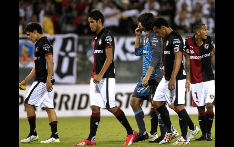 El próximo juego de los rojinegros en la Copa Libertadores será en el estadio Jalisco ante Colo Colo, el 7 de abril. AFP / C. Reyes