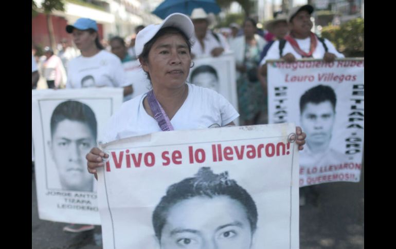 El alto comisionado de la ONU para los Derechos Humanos dijo que la desaparición de 43 está lejos de ser un caso aislado. AFP / P. Pardo