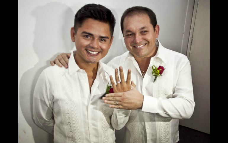 Parejas homosexuales ya pueden unirse de forma civil en Yucatán, DF o Colima. NTX / ARCHIVO