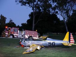 Ford, experimentado piloto, se estrelló en una pequeña avioneta de la Segunda Guerra mundial contra un árbol del campo de golf. AP / ARCHIVO