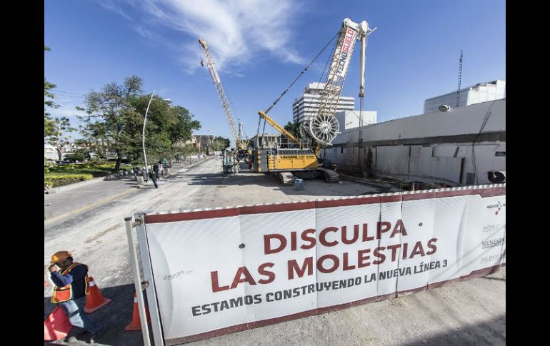 Autoridades señalan que estarán pendientes conforme avancen los trabajos de la Línea 3 del Tren Ligero. EL INFORMADOR / ARCHIVO