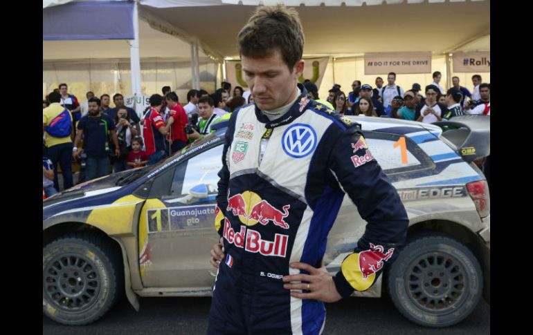 Ogier y su acompañante tienen un tiempo general de una hora con 45 minutos y tres segundos. AFP / R. Schemidt