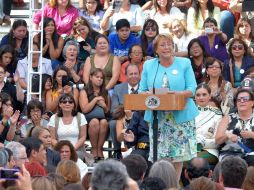 El regreso al poder de Bachelet ha traído una importante presencia de mujeres en puestos claves de la política chilena. NTX / Presidencia de Chile