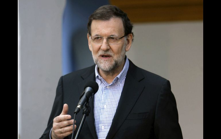 Mariano Rajoy asistió a la sede del CFCE donde evaluó con funcionarios la marcha de algunos proyectos patrocinador por su país. EFE / E. Biba