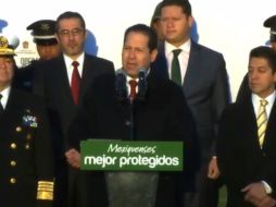 El gobernador del Estado de México, Eruviel Ávila Villegas, anuncia el Plan Tres de Transporte Estatal Seguro. YOUTUBE / Gobierno Edomex