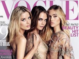 Las famosas modelos protagonizan el número de abril de la revista. INSTAGRAM / @caradelevingne