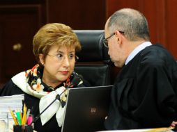 La ministra Margarita Luna ofreció un panorama del acceso a las mujeres en el Poder Judicial. NTX / ARCHIVO