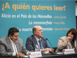 En la presentación de lectura en voz alta, estuvieron presentes Ricardo Duarte, Miguel Angel Navarro y Marison Schulz. EL INFORMADOR / A. Hernández