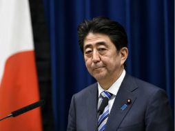 Shinzo Abe destaca la necesidad de ''afrontar el pasado con humildad y tener siempre presentes las lesiones de la trágica guerra''. EFE / F. Robichon