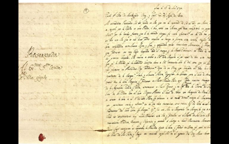 La carta es de carácter personal y no contiene información sobre sus primeros viajes a América. EFE / ARCHIVO