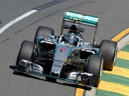 Nico Rosberg terminó en el primer sitio de la práctica con un tiempo de 1:29.557. AFP / M. Fairclough