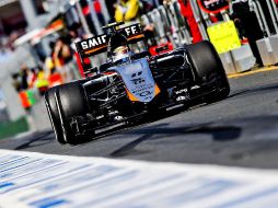 Sergio 'Checo' Pérez cree que tienen mucho que mejorar para lograr un buen resultado en Australia. EFE / S. Suki