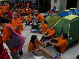 La manifestación es convocada en vísperas de las marchas contra Rousseff previstas para el domingo, donde pedirán su destitución. AFP / N. Almeida