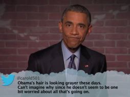 Obama lee los tuits en su contra en la sección 'Mean Tweets' de Jimmy Kimmel. YOUTUBE / Jimmy Kimmel Live