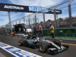 Hamilton recorrió la pista en un minuto, 26 segundos y 327 milésimas. AFP / W. West