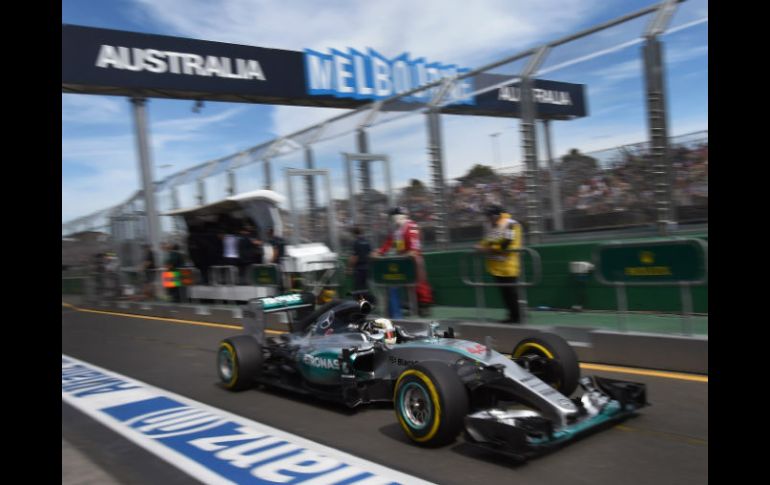 Hamilton recorrió la pista en un minuto, 26 segundos y 327 milésimas. AFP / W. West