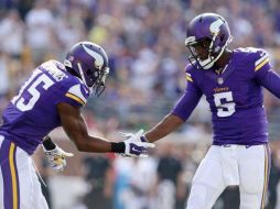 El receptor realizó 10 anotaciones para el equipo de Minnesota. TWITTER / @GregJennings