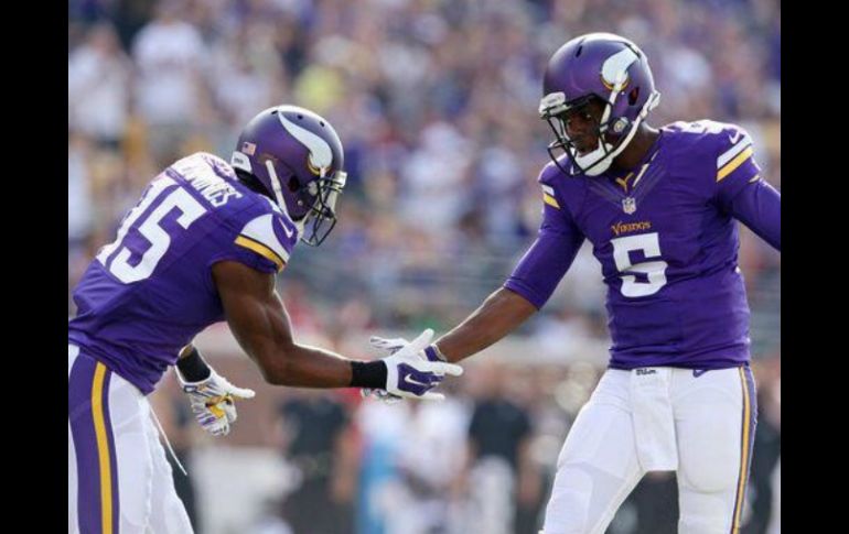 El receptor realizó 10 anotaciones para el equipo de Minnesota. TWITTER / @GregJennings