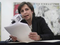 Carmen Aristegui dejó de laborar para MVS y en redes sociales es el tema más importante. AP / A. Meneghini