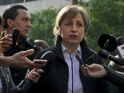 Aristegui Flores expuso que el país vive un vendaval autoritario. AFP / R. Schemidt