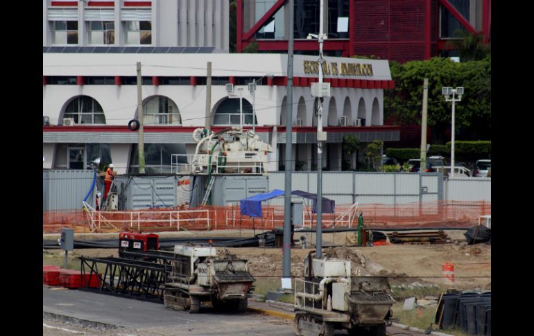 Actualmente las obras más importantes que se están realizando son las del Tren Ligero. EL INFORMADOR / ARCHIVO