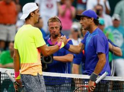 Kokkinakis derrotó a Mónaco por 6-2, 5-7, 7-6 en la tercera ronda. EFE / P. Buck