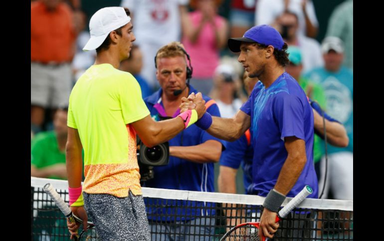 Kokkinakis derrotó a Mónaco por 6-2, 5-7, 7-6 en la tercera ronda. EFE / P. Buck