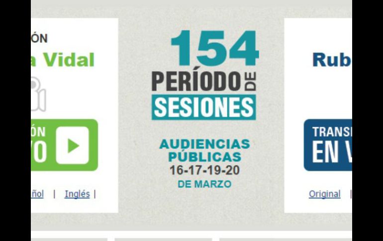 La delegación mexicana estará formada por representantes de la cancillería, Gobernación, Energía, y la PGR. ESPECIAL / oas.org/es/cidh/