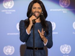 Conchita Wurst ganó el año pasado el Festival de Eurovisión. AFP / ARCHIVO