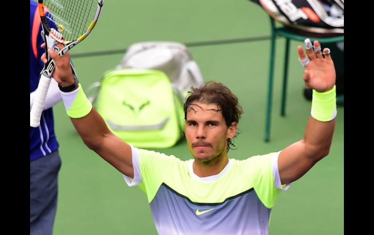 Nadal cumple su undécima aparición en el evento, después de haber levantado el trofeo en 2007, 2009 y 2013. AFP / F. Brown