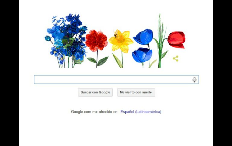 De esta manera luce el buscador este 20 de marzo. ESPECIAL / google.com