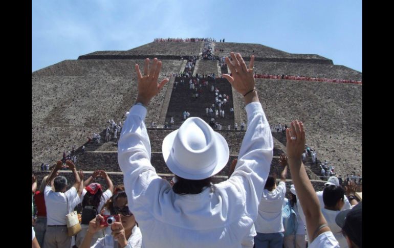 Teotihuacán es un importante lugar para recibir la Primavera, porque se trata de uno de los centros ceremoniales más grandes de México. SUN / ARCHIVO