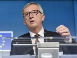 El monto servirá para 'apoyar solidariamente los esfuerzos de crecimiento y la cohesión social en Grecia': Juncker. AFP / J. Thys