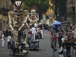 El actor comienza la grabación en el Distrito Federal teniendo como contexto el Día de Muertos. AP / R. Blackwell