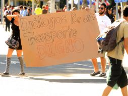 En Diálogos por un Transporte Digno participan integrantes de distintos organizaciones. EL INFORMADOR / M. Vargas