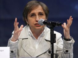 Carmen Aristegui rompió relación con MVS en medio de polémica. NTX / ARCHIVO